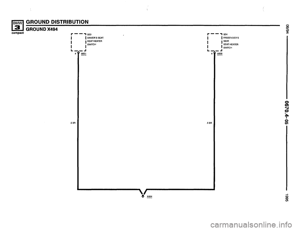 BMW 318ti 1995 E36 Electrical Troubleshooting Manual 