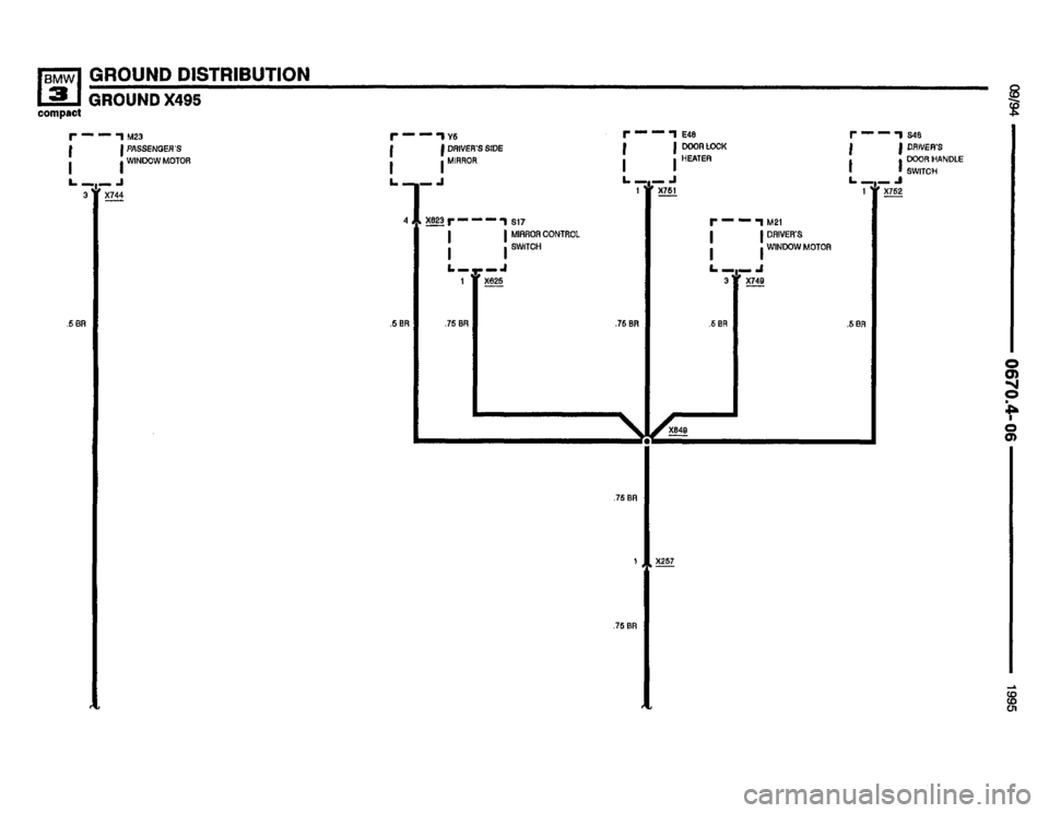 BMW 318ti 1995 E36 Electrical Troubleshooting Manual 