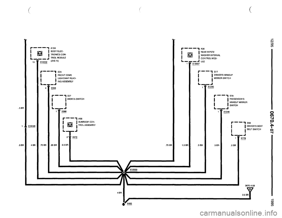 BMW 318ti 1995 E36 Electrical Troubleshooting Manual 
