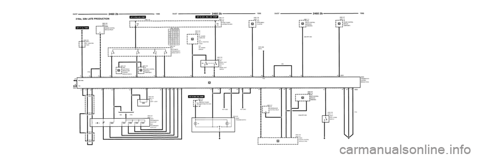 BMW 325i 1996 E36 Electrical Troubleshooting Manual 
