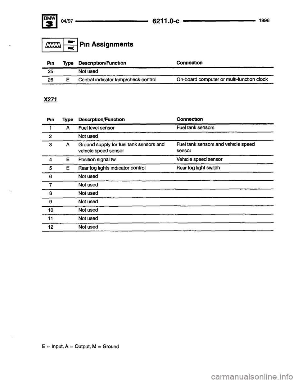 BMW 325i 1996 E36 Electrical Troubleshooting Manual 
