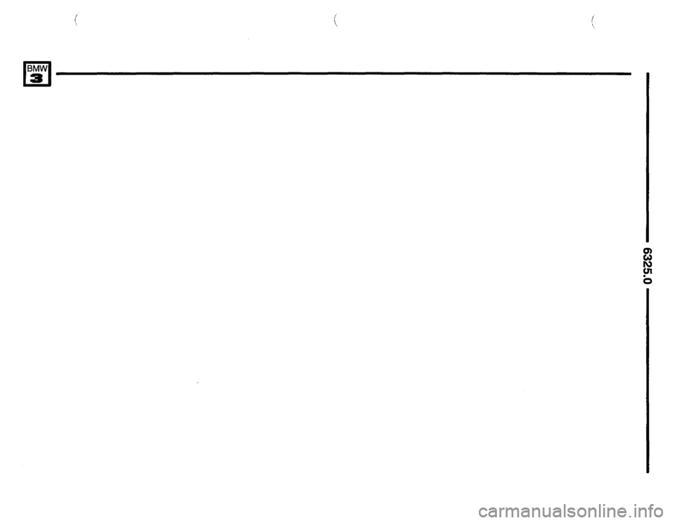 BMW 325i 1996 E36 Electrical Troubleshooting Manual 