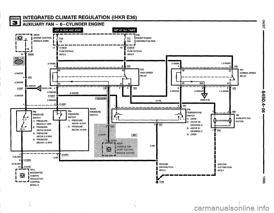 BMW 325i 1996 E36 Electrical Troubleshooting Manual 