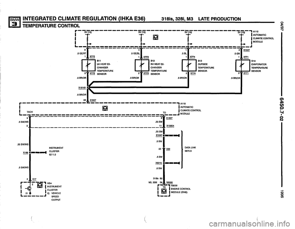 BMW 325i 1996 E36 Electrical Troubleshooting Manual 