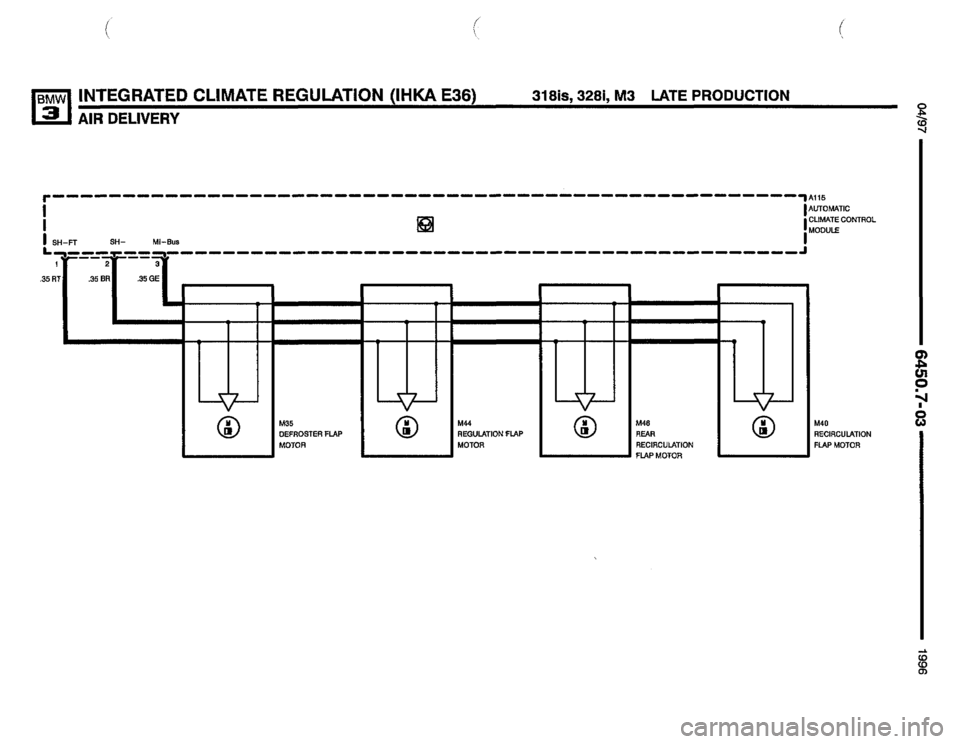 BMW 325i 1996 E36 Electrical Troubleshooting Manual 