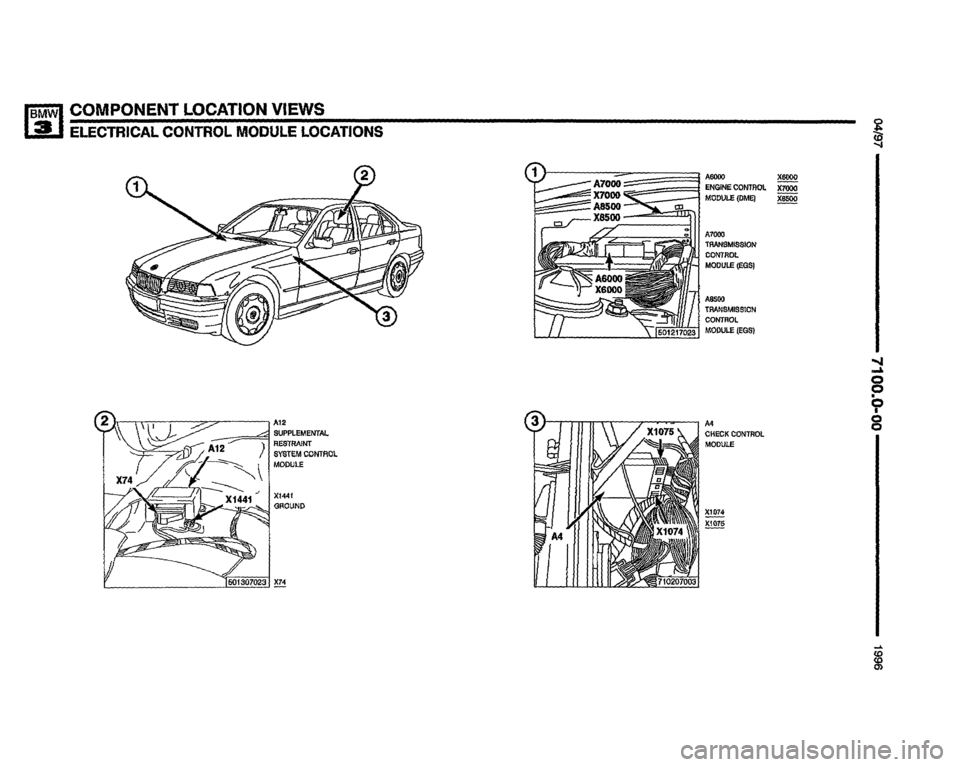BMW 325i 1996 E36 Electrical Troubleshooting Manual 