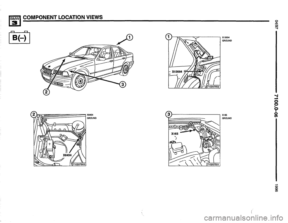 BMW 325i 1996 E36 Electrical Troubleshooting Manual 