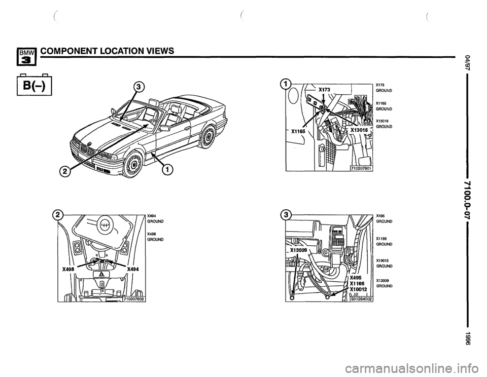 BMW 325i 1996 E36 Electrical Troubleshooting Manual 