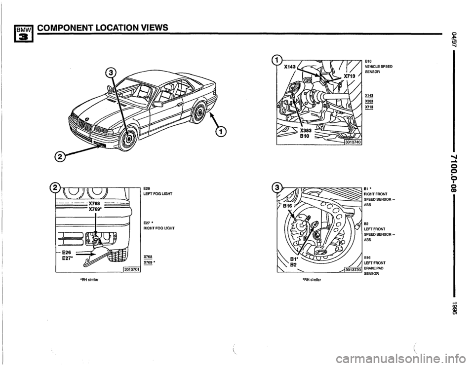 BMW 325i 1996 E36 Electrical Troubleshooting Manual 