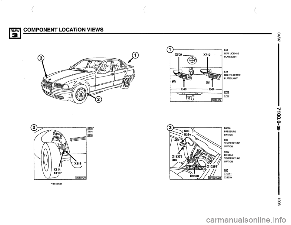 BMW 325i 1996 E36 Electrical Troubleshooting Manual 