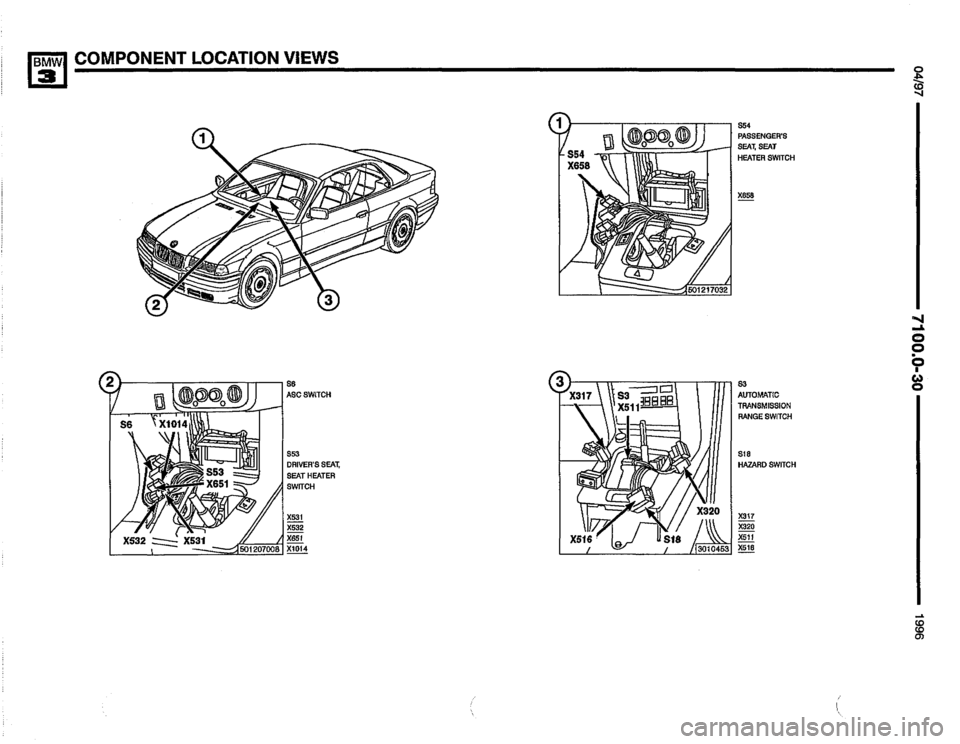 BMW 325i 1996 E36 Electrical Troubleshooting Manual 