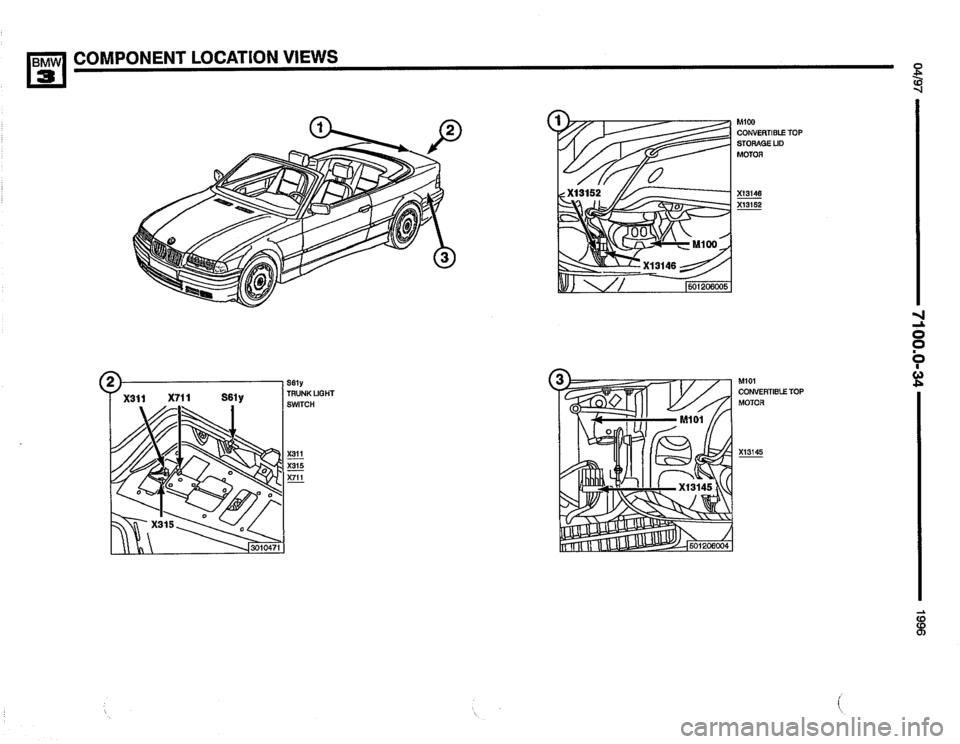 BMW 325i 1996 E36 Electrical Troubleshooting Manual 