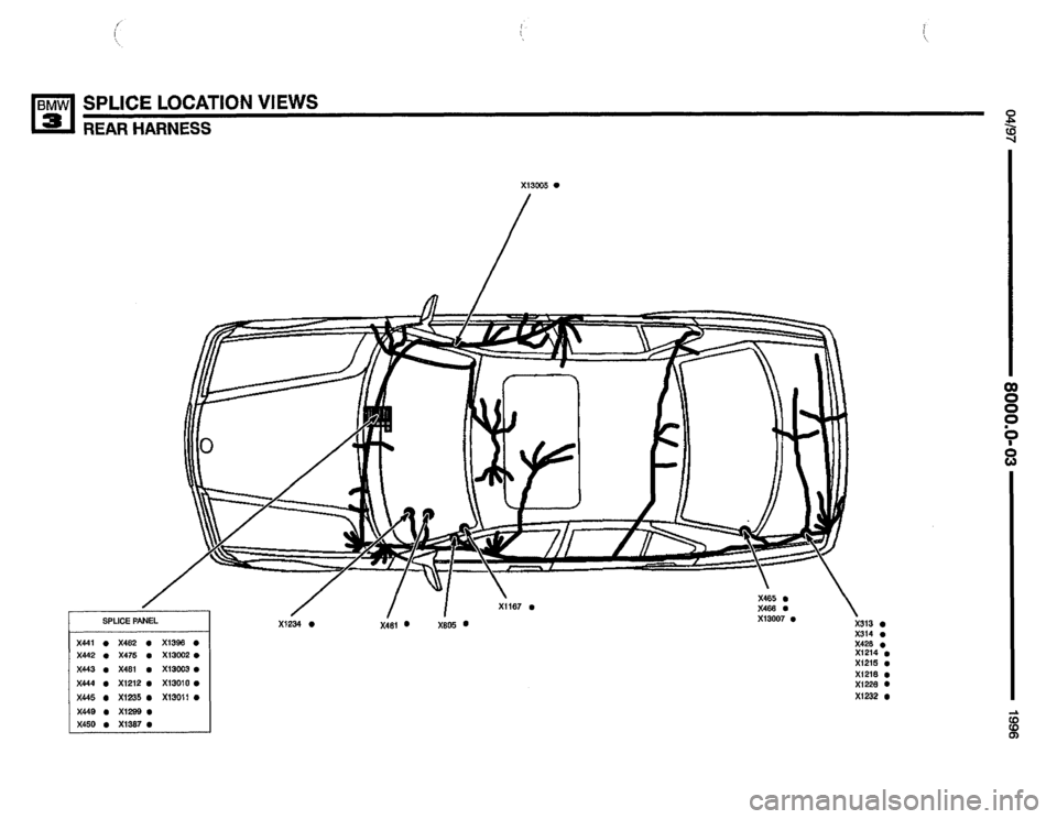 BMW 325i 1996 E36 Electrical Troubleshooting Manual 