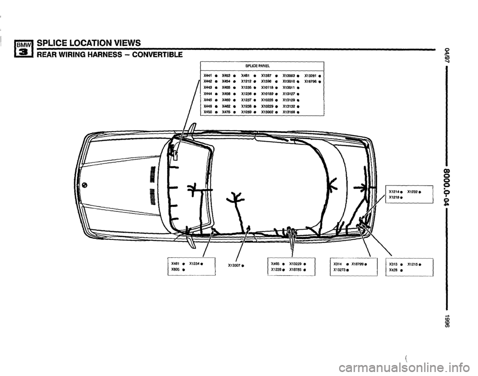 BMW 325i 1996 E36 Electrical Troubleshooting Manual 