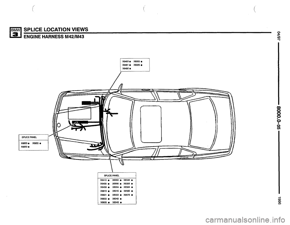 BMW 325i 1996 E36 Electrical Troubleshooting Manual 