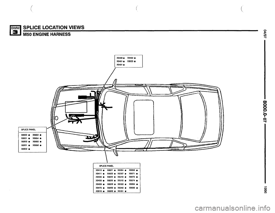 BMW 325i 1996 E36 Electrical Troubleshooting Manual 