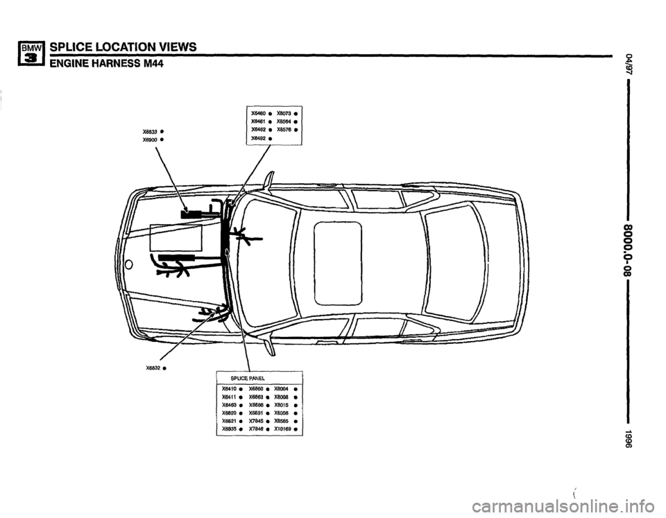 BMW 325i 1996 E36 Electrical Troubleshooting Manual 