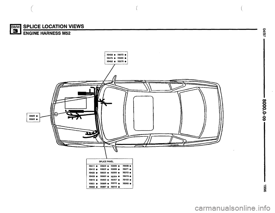 BMW 325i 1996 E36 Electrical Troubleshooting Manual 