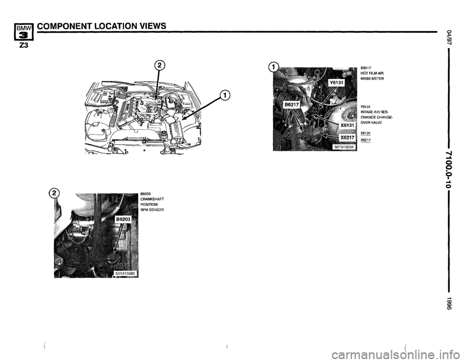 BMW Z3 ROADSTER 1996 E36 Electrical Troubleshooting Manual 