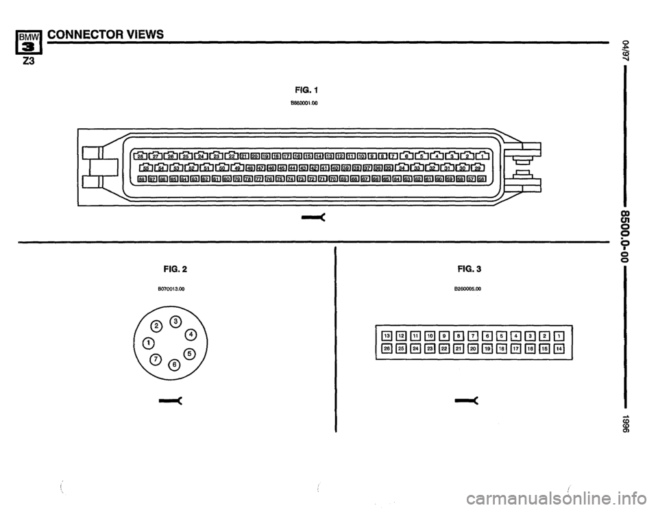 BMW Z3 ROADSTER 1996 E36 Electrical Troubleshooting Manual 