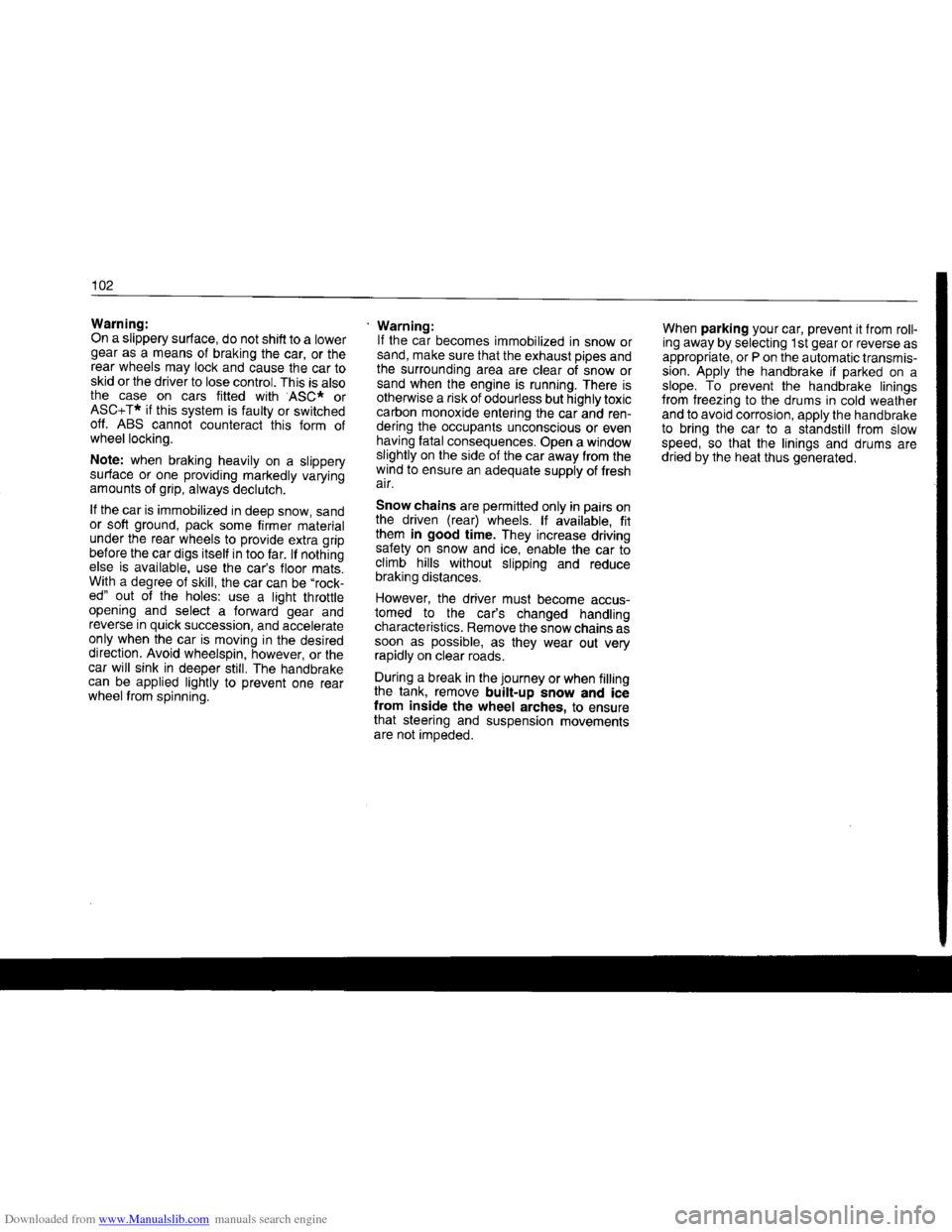 BMW 7 SERIES 1994 E38 Owners Manual Downloaded from www.Manualslib.com manuals search engine   