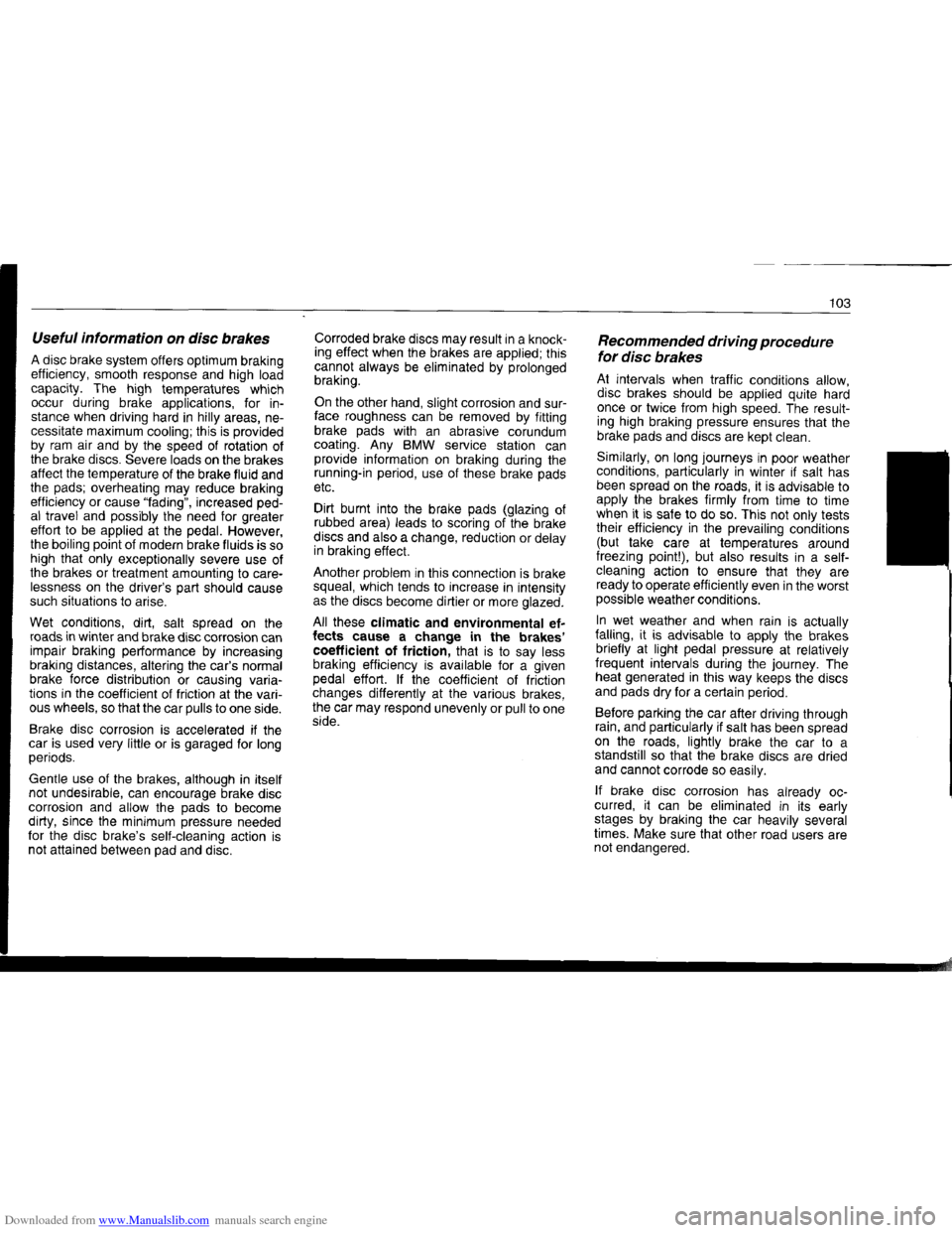 BMW 7 SERIES 1994 E38 Owners Manual Downloaded from www.Manualslib.com manuals search engine   