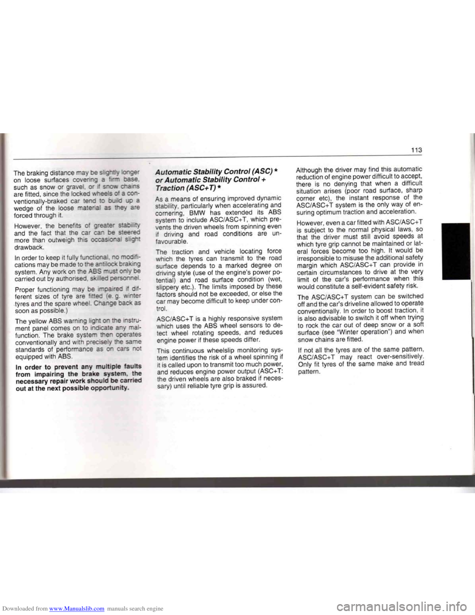 BMW 7 SERIES 1994 E38 Owners Manual Downloaded from www.Manualslib.com manuals search engine   