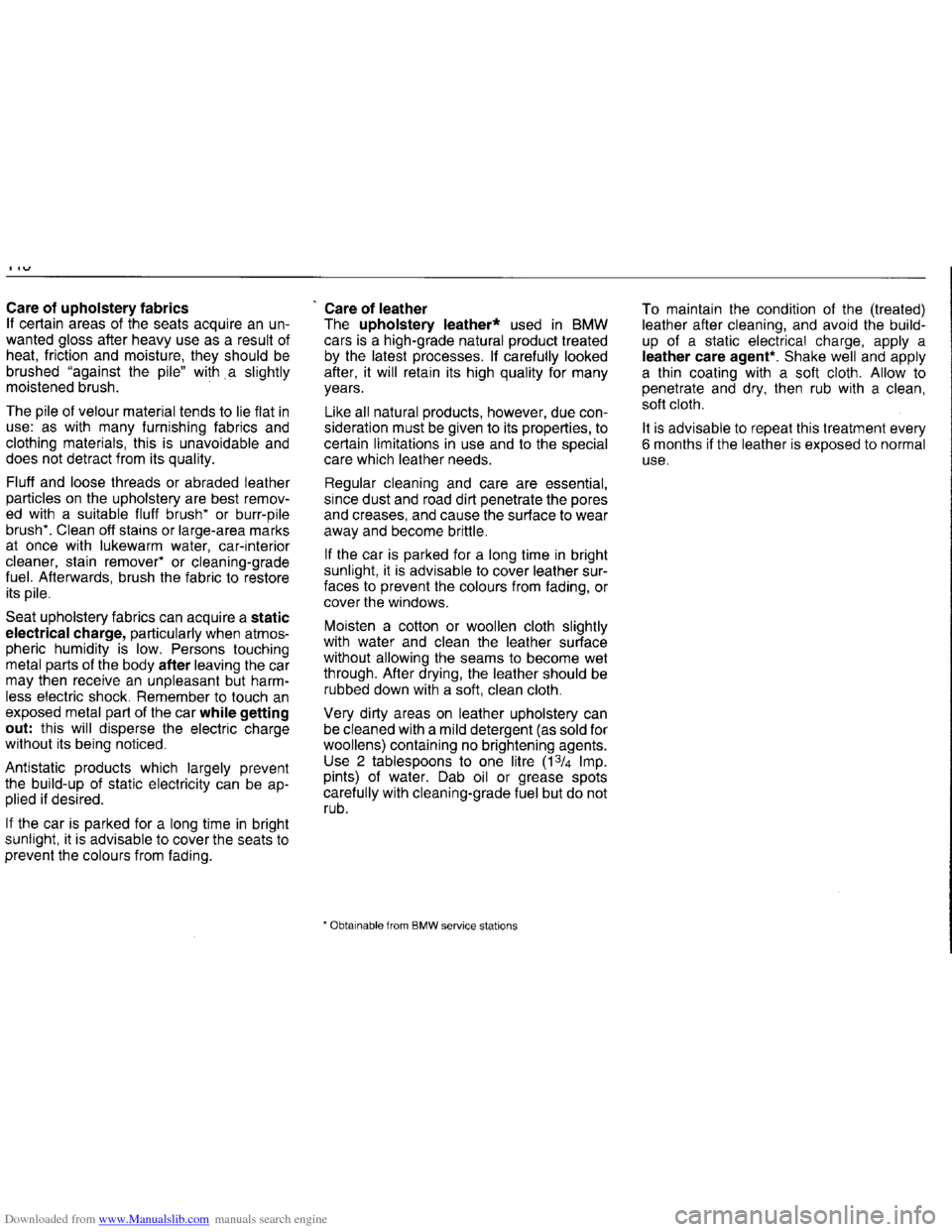 BMW 7 SERIES 1994 E38 Owners Manual Downloaded from www.Manualslib.com manuals search engine   