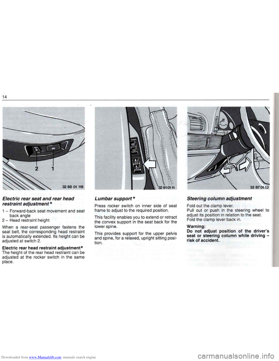 BMW 7 SERIES 1994 E38 Owners Manual Downloaded from www.Manualslib.com manuals search engine   