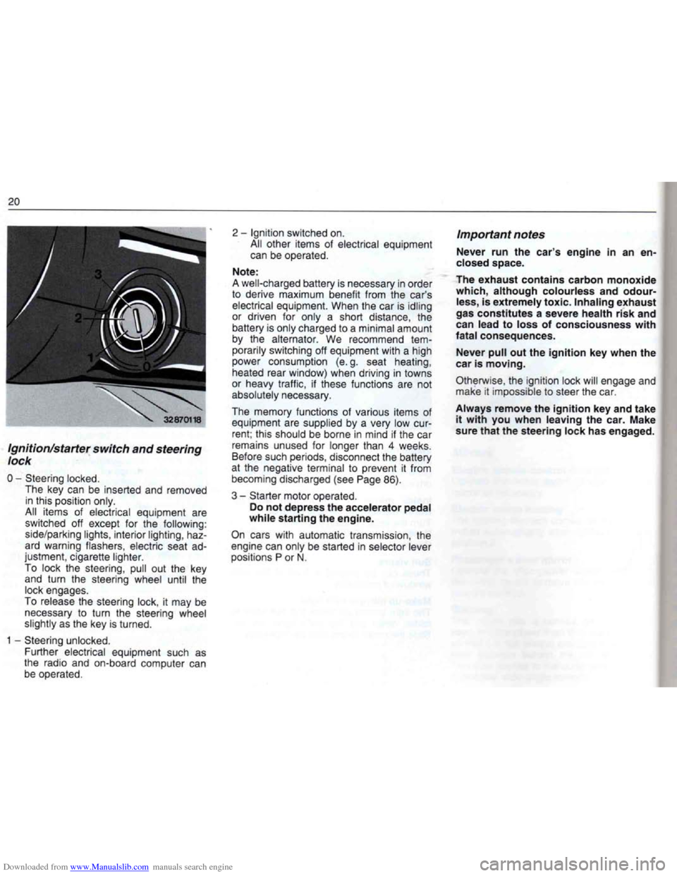 BMW 7 SERIES 1994 E38 Owners Manual Downloaded from www.Manualslib.com manuals search engine   