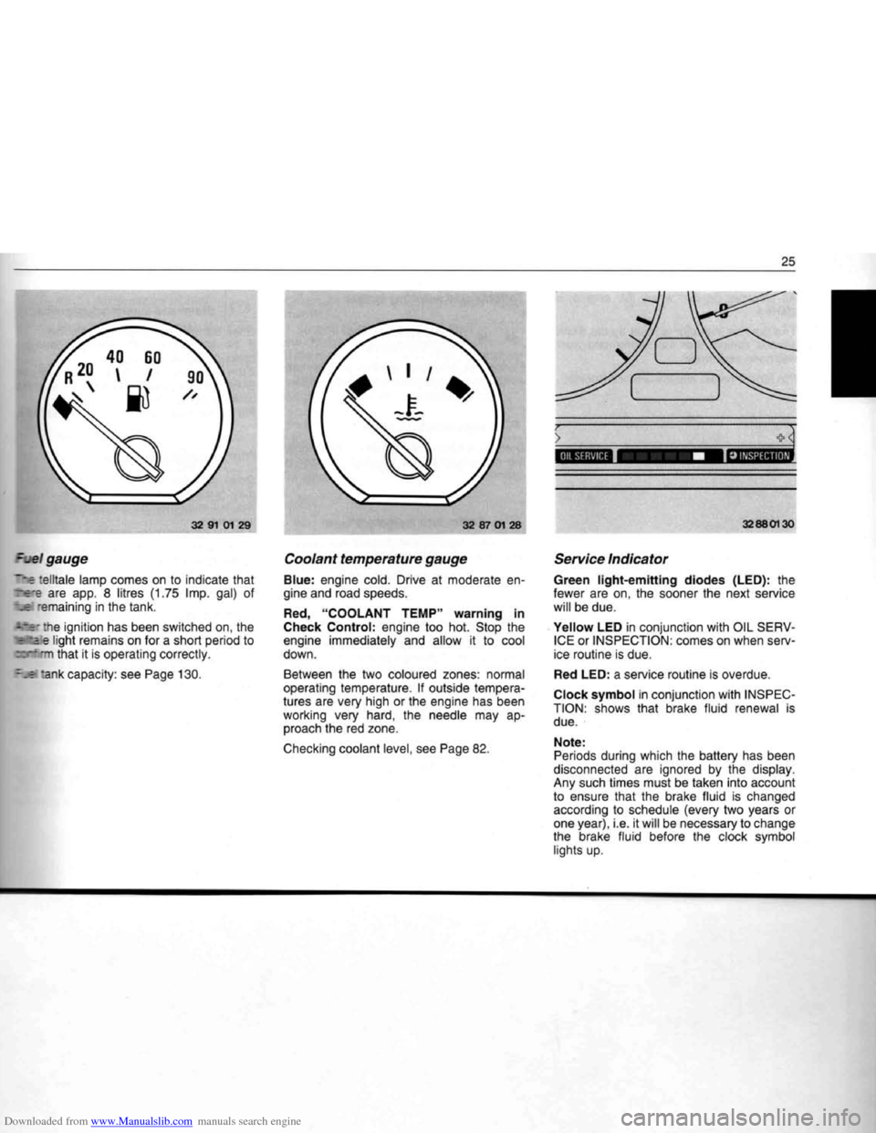 BMW 7 SERIES 1994 E38 Owners Manual Downloaded from www.Manualslib.com manuals search engine   