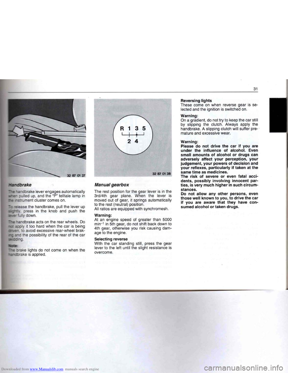 BMW 7 SERIES 1994 E38 Owners Manual Downloaded from www.Manualslib.com manuals search engine   
