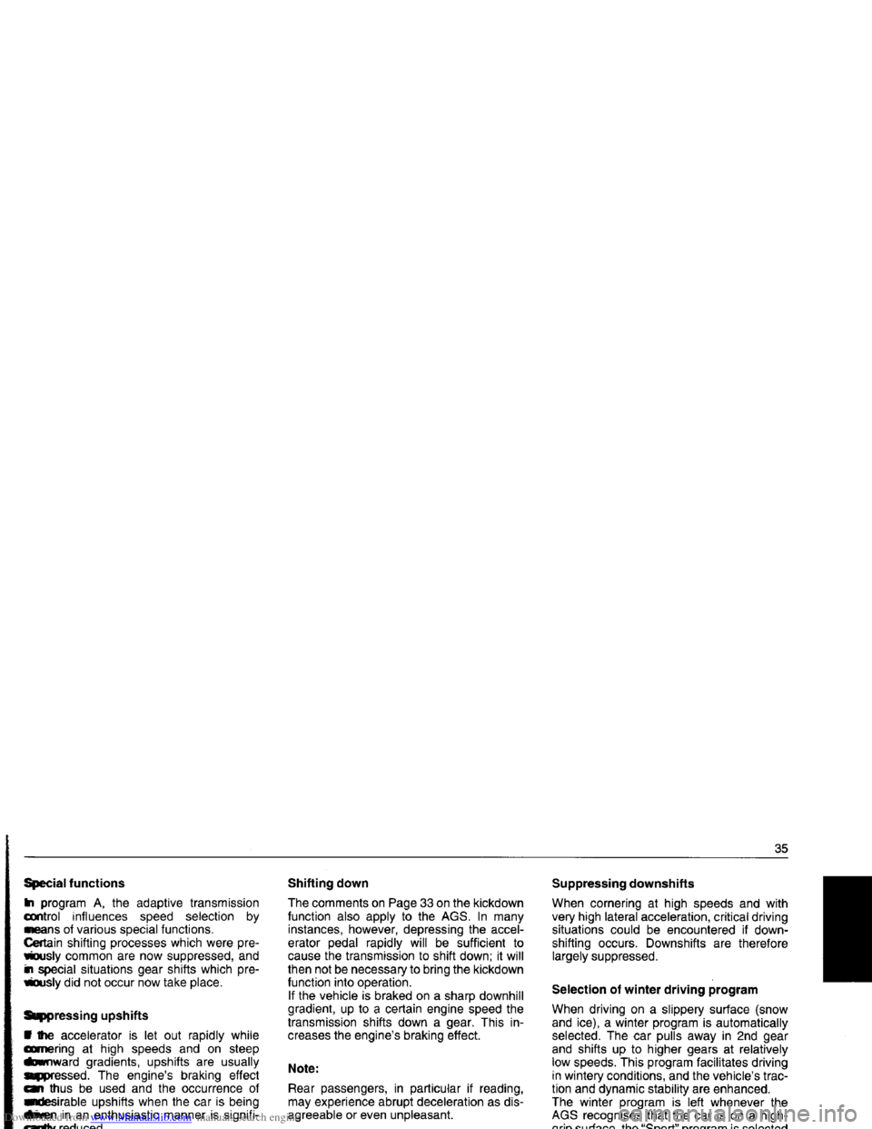 BMW 7 SERIES 1994 E38 Owners Manual Downloaded from www.Manualslib.com manuals search engine   