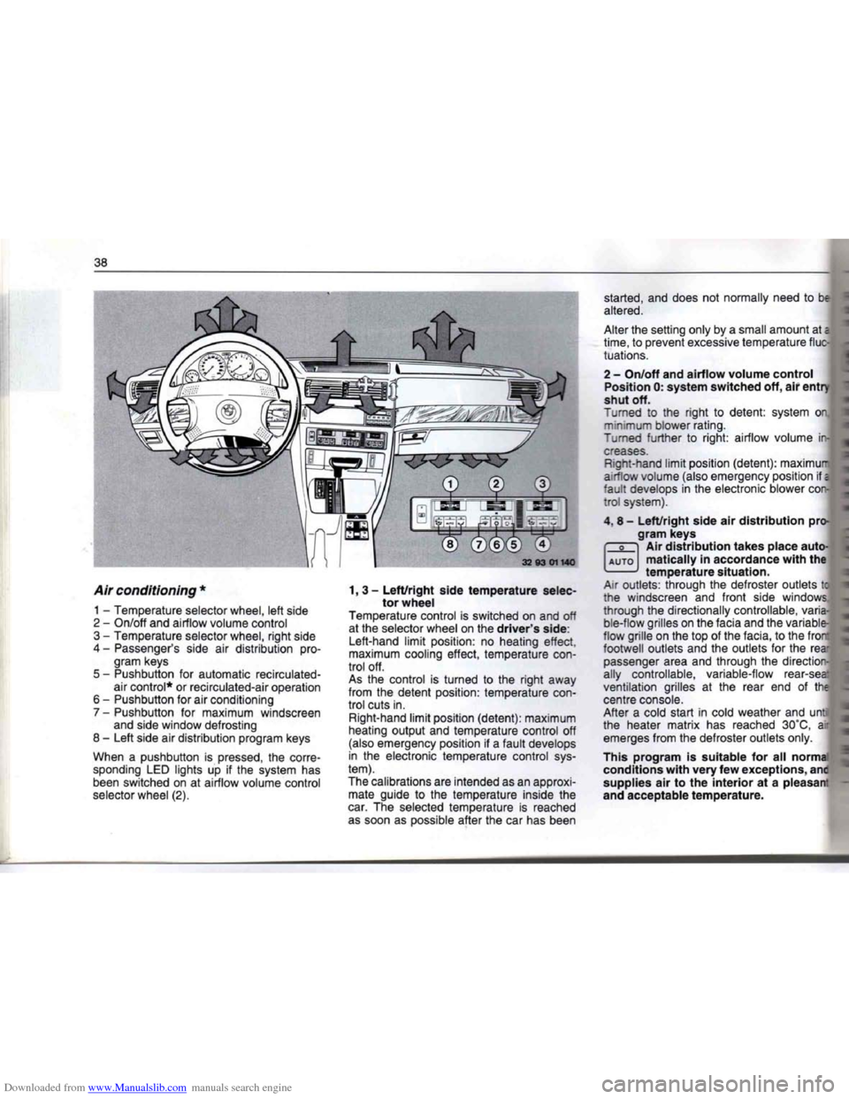 BMW 7 SERIES 1994 E38 Owners Manual Downloaded from www.Manualslib.com manuals search engine   