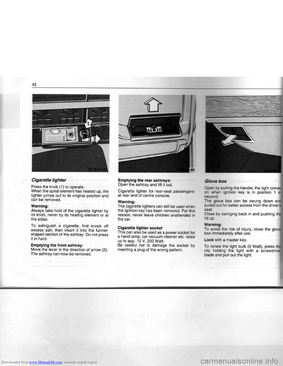 BMW 7 SERIES 1994 E38 Owners Manual Downloaded from www.Manualslib.com manuals search engine   