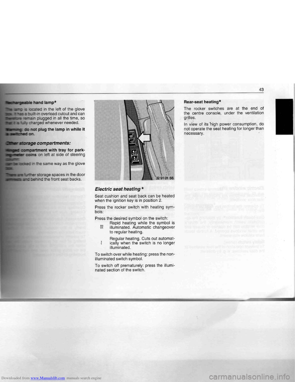 BMW 7 SERIES 1994 E38 Owners Manual Downloaded from www.Manualslib.com manuals search engine   
