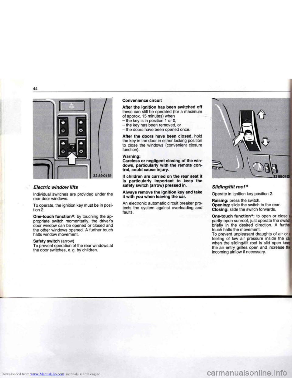 BMW 7 SERIES 1994 E38 Owners Manual Downloaded from www.Manualslib.com manuals search engine   