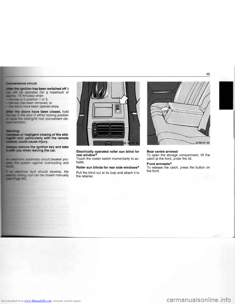 BMW 7 SERIES 1994 E38 Owners Manual Downloaded from www.Manualslib.com manuals search engine   