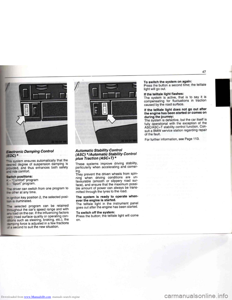 BMW 7 SERIES 1994 E38 Owners Manual Downloaded from www.Manualslib.com manuals search engine   