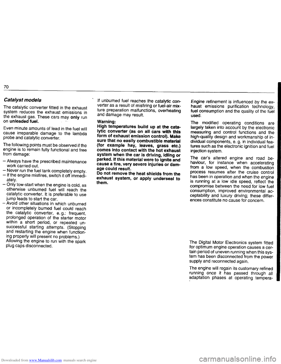 BMW 7 SERIES 1994 E38 Owners Manual Downloaded from www.Manualslib.com manuals search engine   
