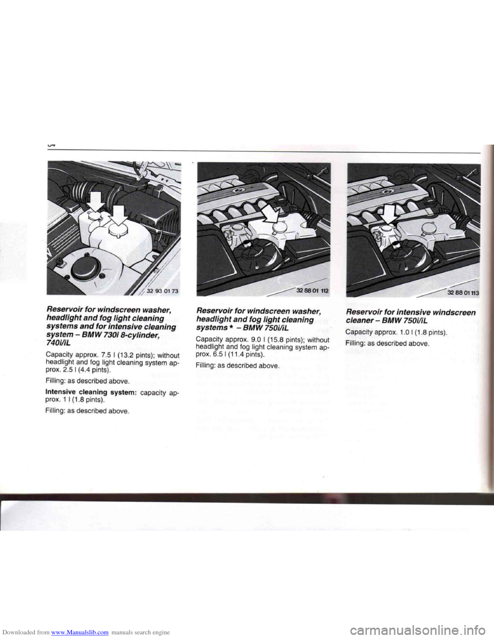 BMW 7 SERIES 1994 E38 Owners Manual Downloaded from www.Manualslib.com manuals search engine   