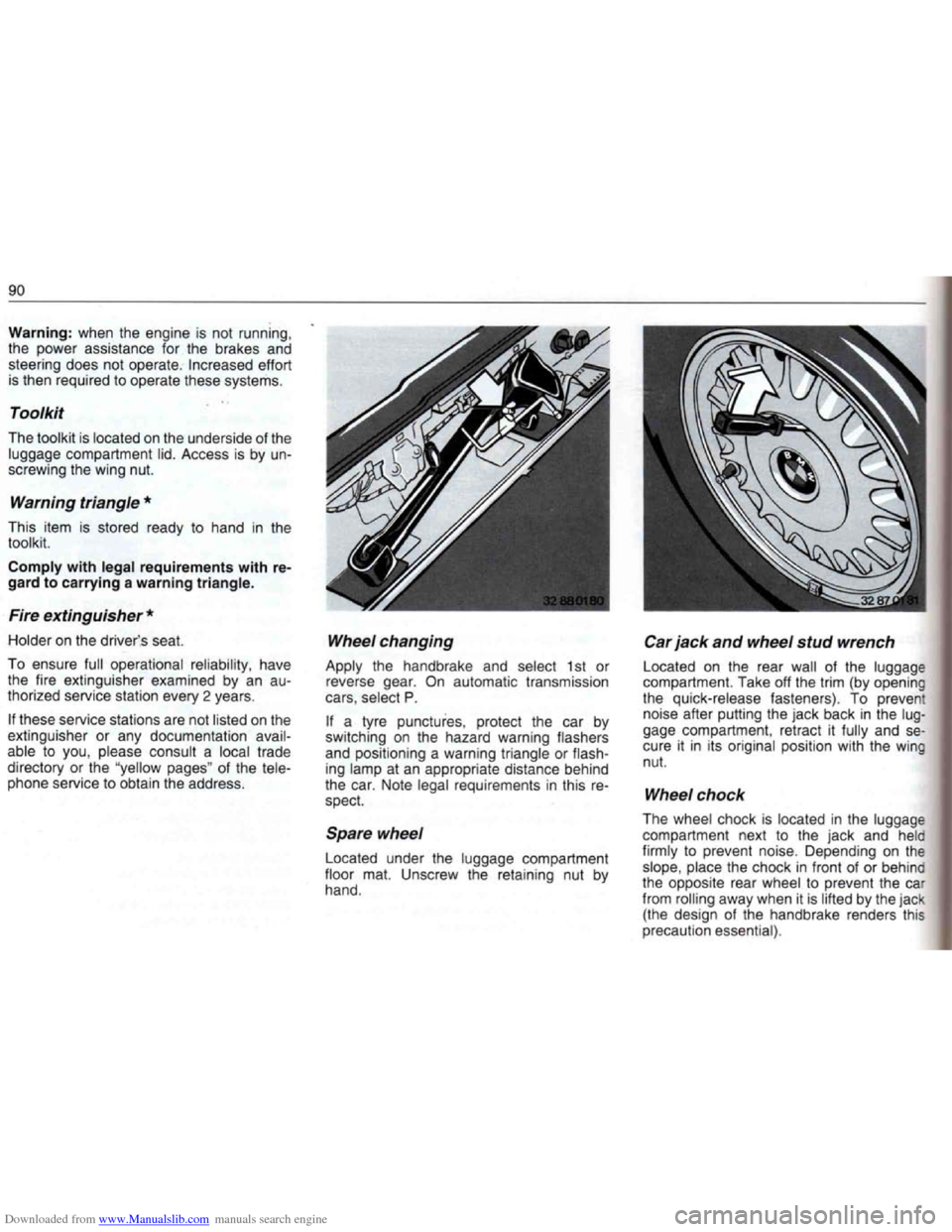 BMW 7 SERIES 1994 E38 Owners Manual Downloaded from www.Manualslib.com manuals search engine   
