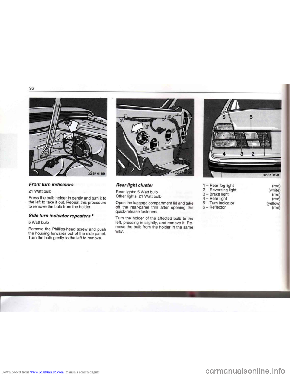 BMW 7 SERIES 1994 E38 Owners Manual Downloaded from www.Manualslib.com manuals search engine   