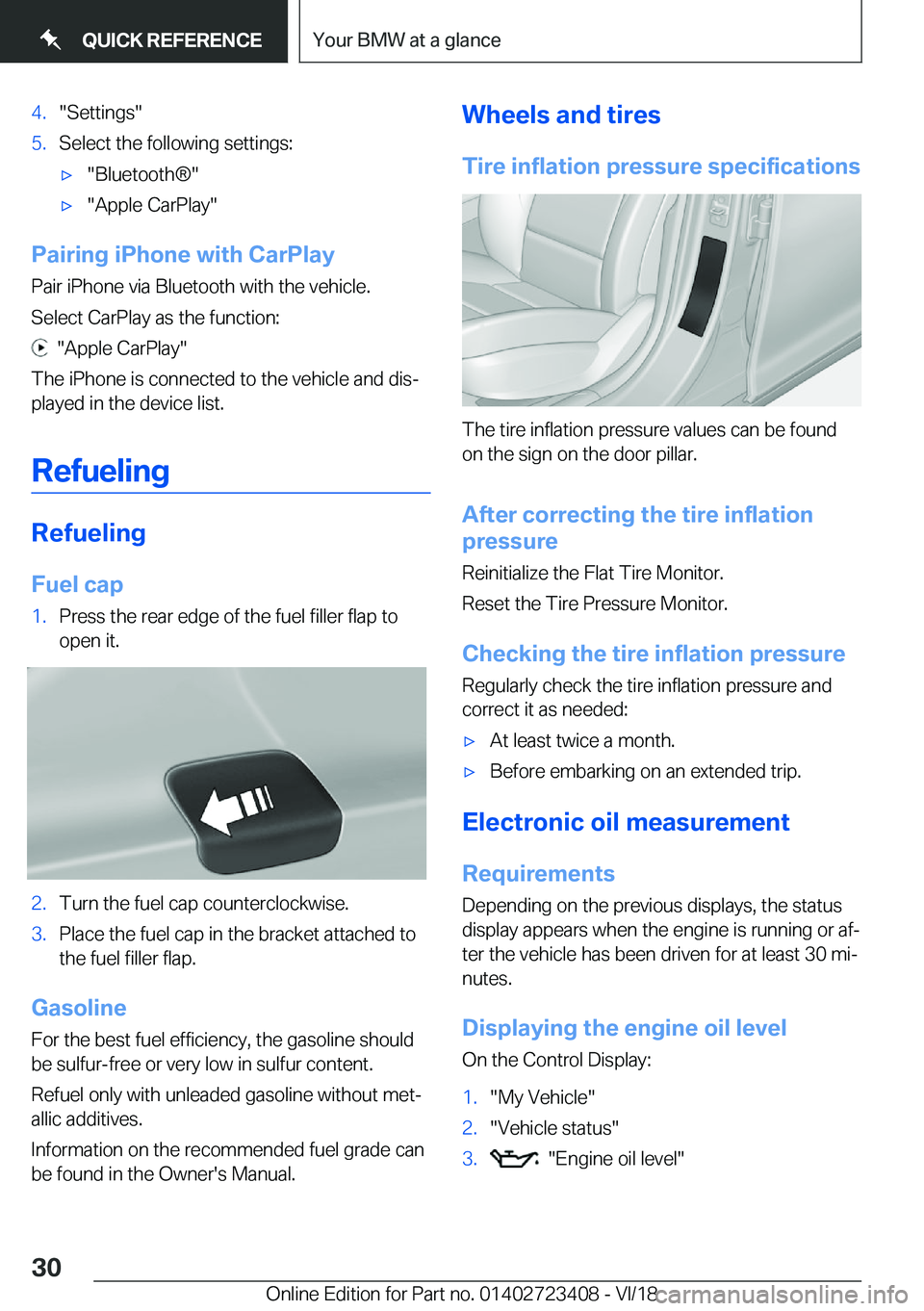 BMW 2 SERIES COUPE 2019  Owners Manual �4�.��S�e�t�t�i�n�g�s��5�.�S�e�l�e�c�t��t�h�e��f�o�l�l�o�w�i�n�g��s�e�t�t�i�n�g�s�:'x��B�l�u�e�t�o�o�t�h�n�'x��A�p�p�l�e��C�a�r�P�l�a�y�
�P�a�i�r�i�n�g��i�P�h�o�n�e��w�i�t�h��C�a�