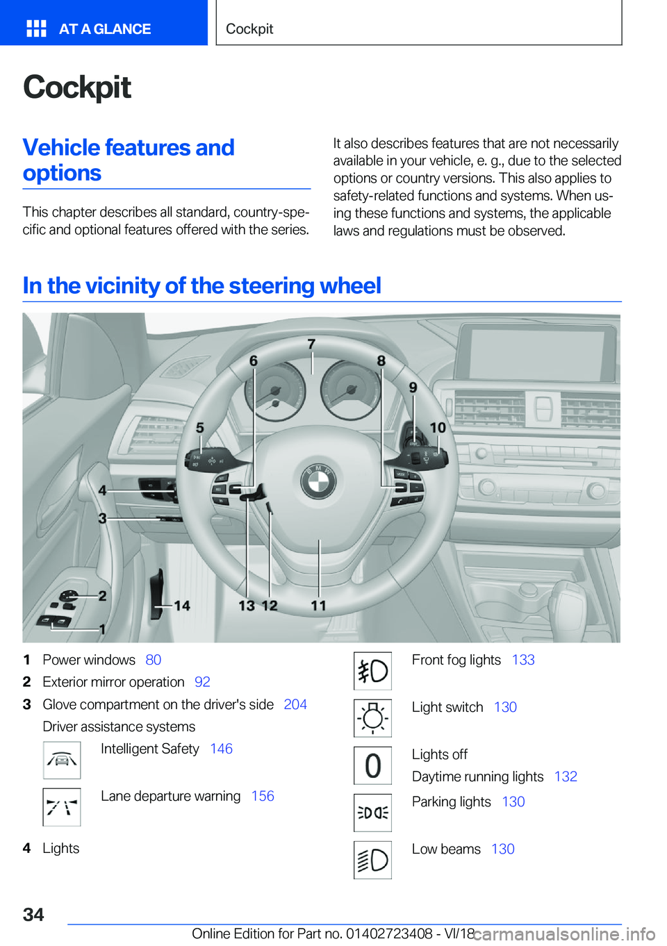 BMW 2 SERIES COUPE 2019  Owners Manual �C�o�c�k�p�i�t�V�e�h�i�c�l�e��f�e�a�t�u�r�e�s��a�n�d�o�p�t�i�o�n�s
�T�h�i�s��c�h�a�p�t�e�r��d�e�s�c�r�i�b�e�s��a�l�l��s�t�a�n�d�a�r�d�,��c�o�u�n�t�r�y�-�s�p�ej�c�i�f�i�c��a�n�d��o�p�t�i�o�n�