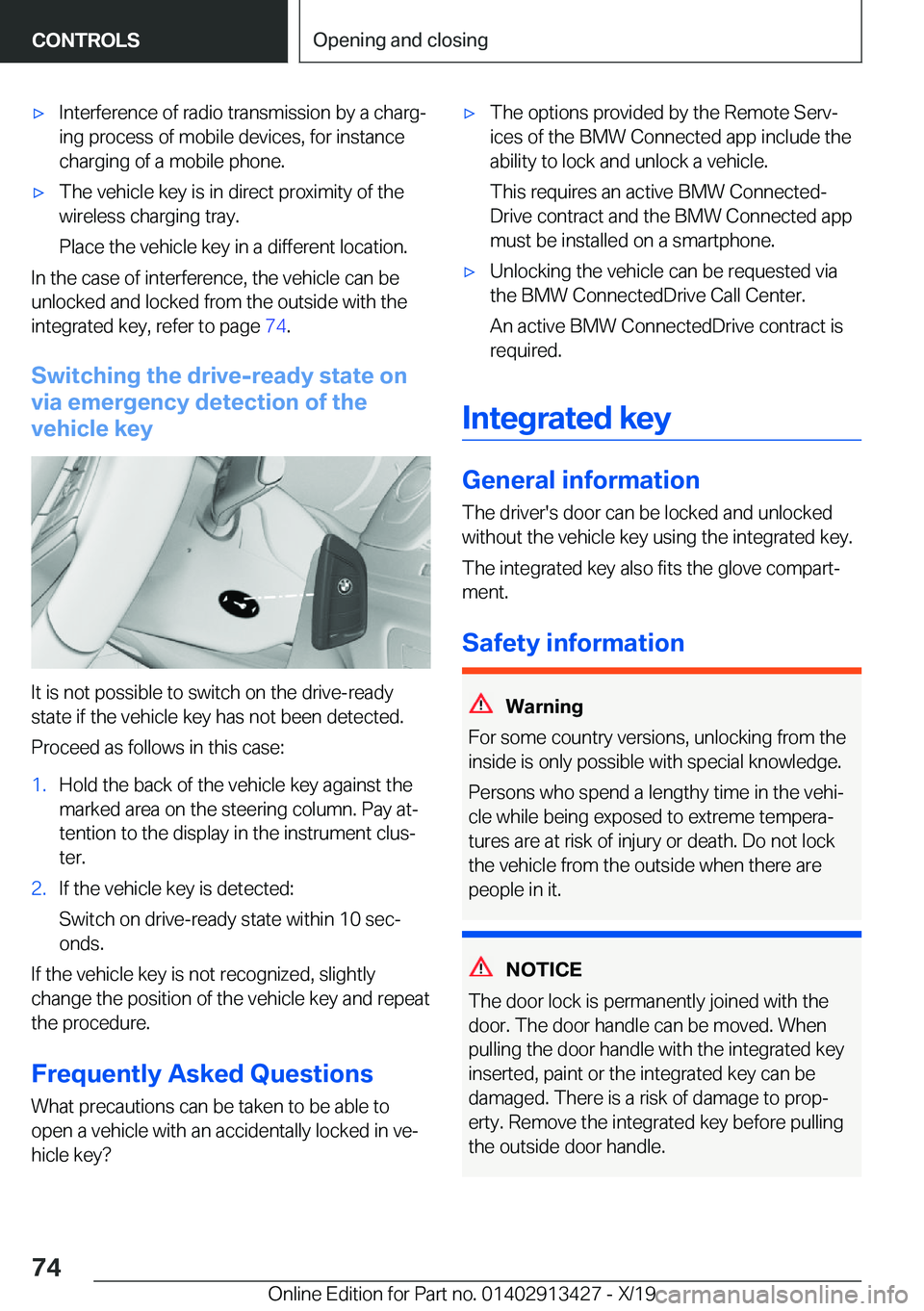 BMW 3 SERIES 2020  Owners Manual 'x�I�n�t�e�r�f�e�r�e�n�c�e��o�f��r�a�d�i�o��t�r�a�n�s�m�i�s�s�i�o�n��b�y��a��c�h�a�r�g#j
�i�n�g��p�r�o�c�e�s�s��o�f��m�o�b�i�l�e��d�e�v�i�c�e�s�,��f�o�r��i�n�s�t�a�n�c�e �c�h�a�r�g�i�n