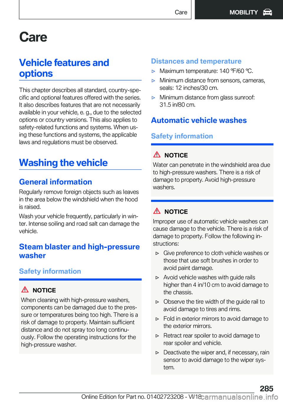 BMW 3 SERIES GRAN TURISMO 2019  Owners Manual �C�a�r�e�V�e�h�i�c�l�e��f�e�a�t�u�r�e�s��a�n�d�o�p�t�i�o�n�s
�T�h�i�s��c�h�a�p�t�e�r��d�e�s�c�r�i�b�e�s��a�l�l��s�t�a�n�d�a�r�d�,��c�o�u�n�t�r�y�-�s�p�ej�c�i�f�i�c��a�n�d��o�p�t�i�o�n�a�l��