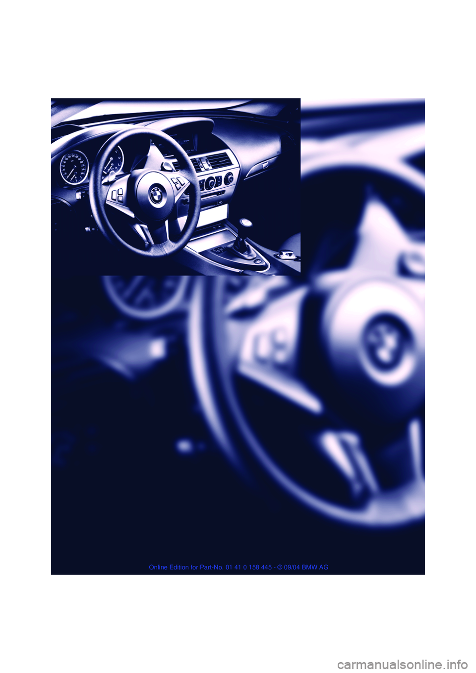 BMW 645CI CONVERTIBLE 2005  Owners Manual 