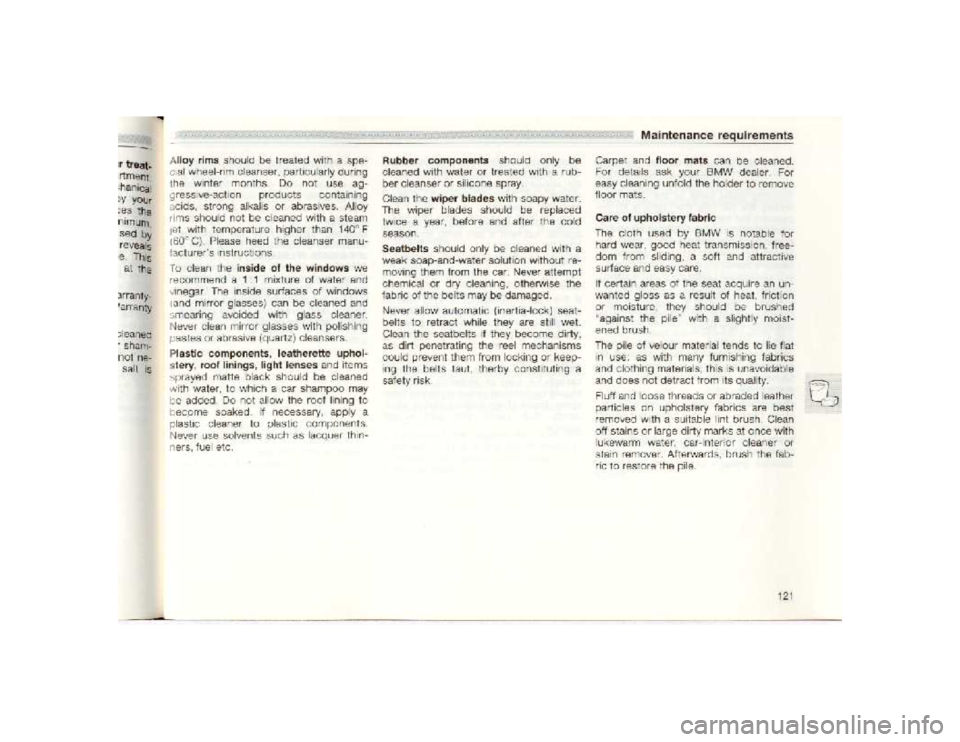BMW 850I COUPE 1989  Owners Manual 