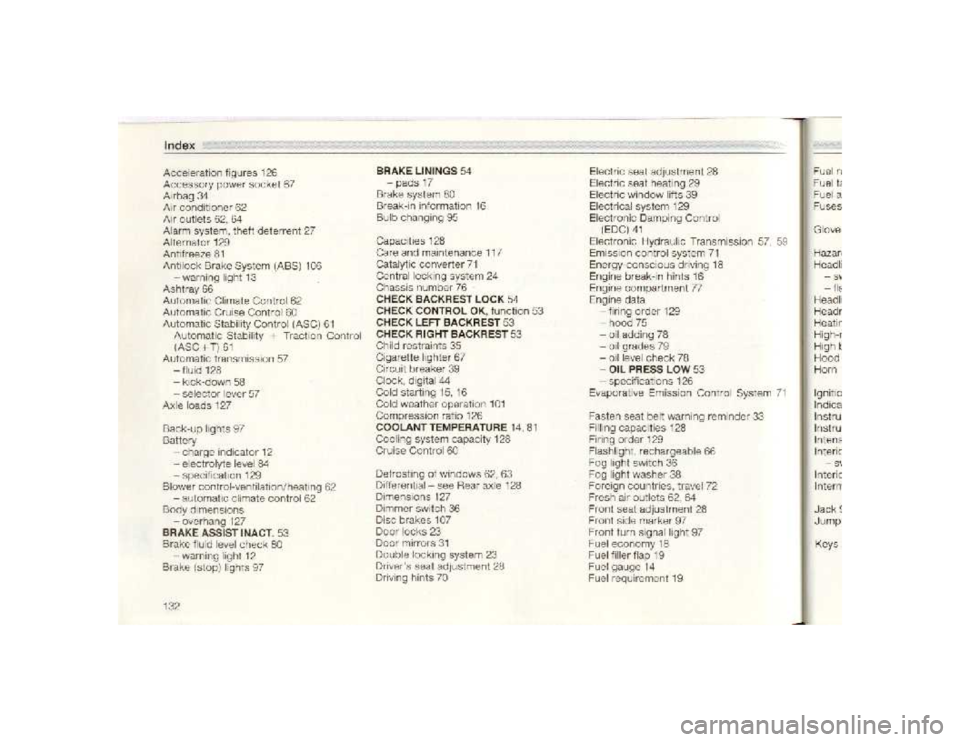 BMW 850I COUPE 1989  Owners Manual 